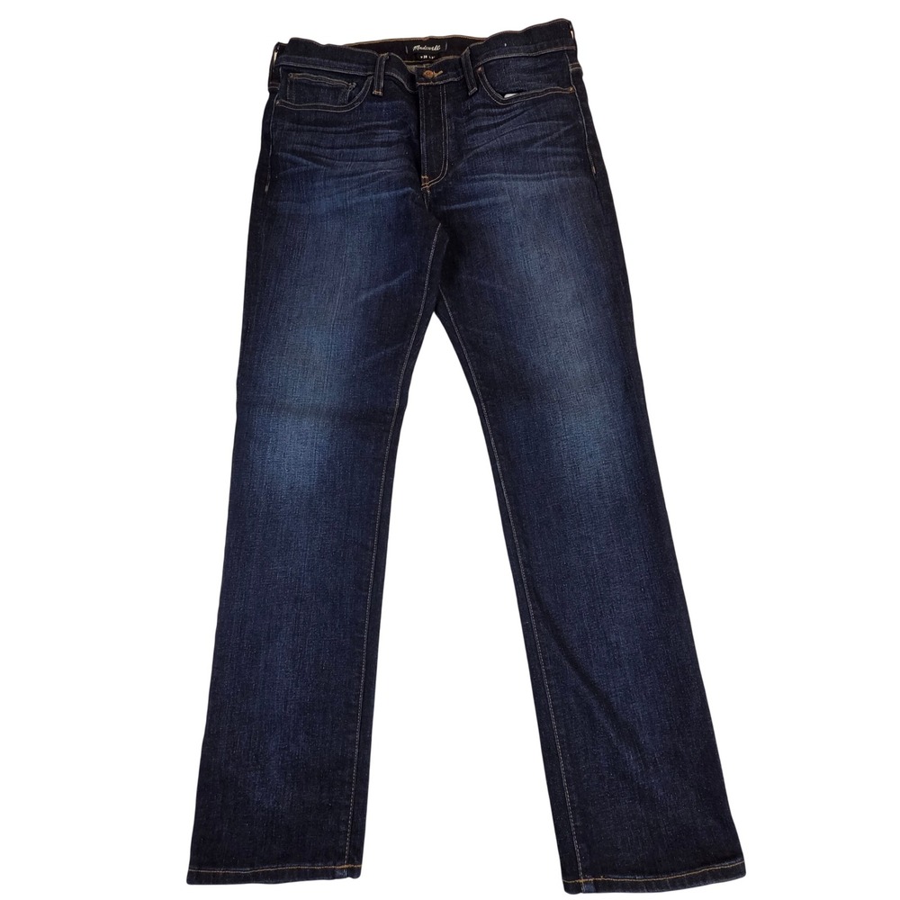 Madewell Mens Slim Fit‎ Jeans Dark Indigo Wash 36x31 Stretch Denim